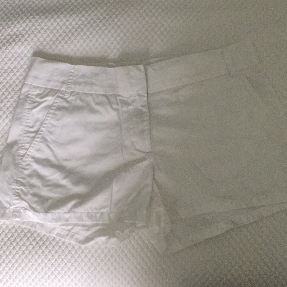 J.Crew white chino shorts size 4